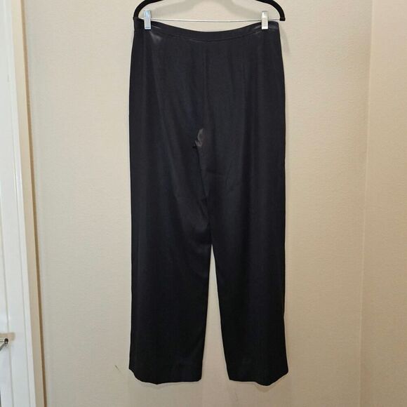 Helmut Lang Women's Vintage Wide Leg Black Pants Size 8 - Picture 4 of 8
